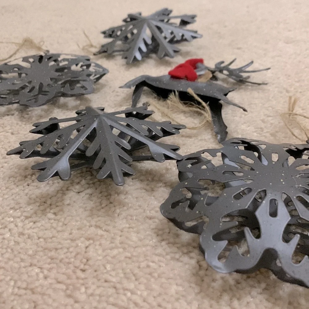 Target Holiday Metal Ornament Set